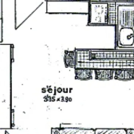 Studio Chamrousse, 1 Piece, 3 Personnes - Fr-1-340-155 Apartment Chamrousse